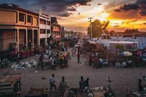 HAITI - EARTHQUAKE SURVIVORS -  REFUGEE CAMP - PORT AU PRINCE