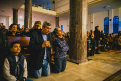 Christian Iraqi refugees attending the way of the cross celebration, Beirut, Lebanon