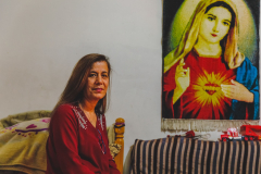 Activist Haïfa AYAD JAMEEL JEBRAEEL RASHO, Christian Iraqi refugee registered with the UNHCR, Beirut, Lebanon