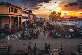 HAITI - EARTHQUAKE SURVIVORS -  REFUGEE CAMP - PORT AU PRINCE