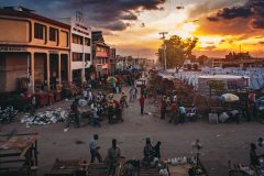 HAITI - EARTHQUAKE SURVIVORS -  REFUGEE CAMP - PORT AU PRINCE