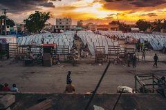 HAITI - EARTHQUAKE SURVIVORS -  REFUGEE CAMP - PORT AU PRINCE