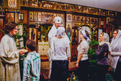 6-7 janvier 2012: Cérémonie du Noel orthodoxe russe avec la diaspora russe de France, Eglise des Trois Saints Pères, Paris (75), France.6-7 January 2012: Russian Orthodox Christmas with the Russian diapora in France, Church of the Three Holy HIerarchs Paris (75), France.